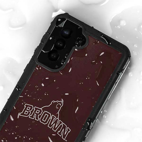 Brown University Outlined Galaxy S24 Plus Waterproof Case